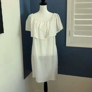 J.Crew White Linen Dress